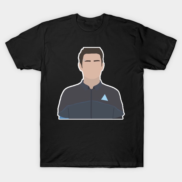 Detroit Become Human AP700 Android Digital Art T-Shirt by senaeksi